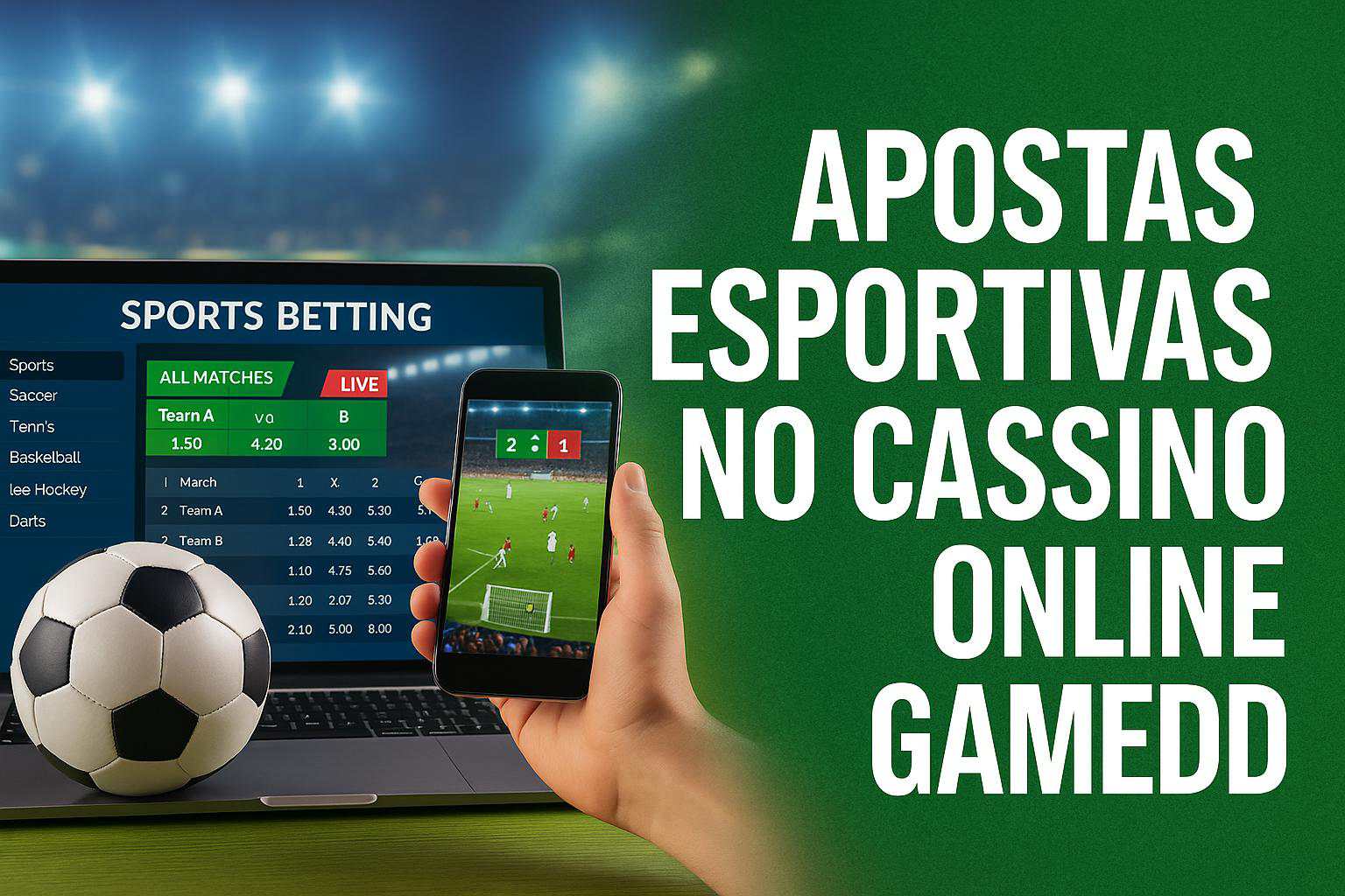 Aposte em apostas esportivas no cassino online GAMEDD