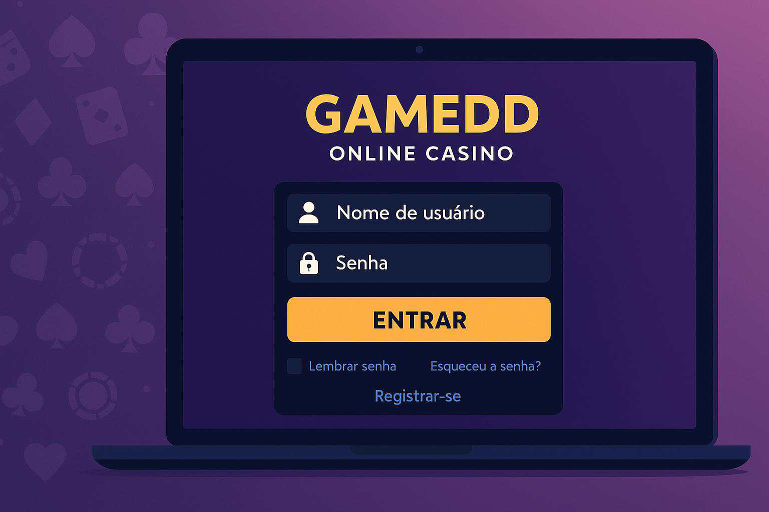 Não Perca tempo, o rRgistro na site GAMEDD