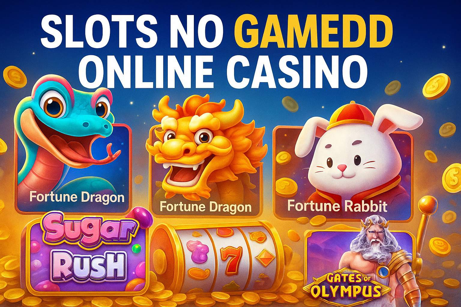 Explore o mundo das slot machines no GAMEDD Casino